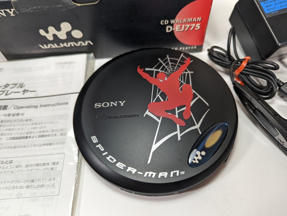 Spiderman D-EJ775 CD player Walkman Discman