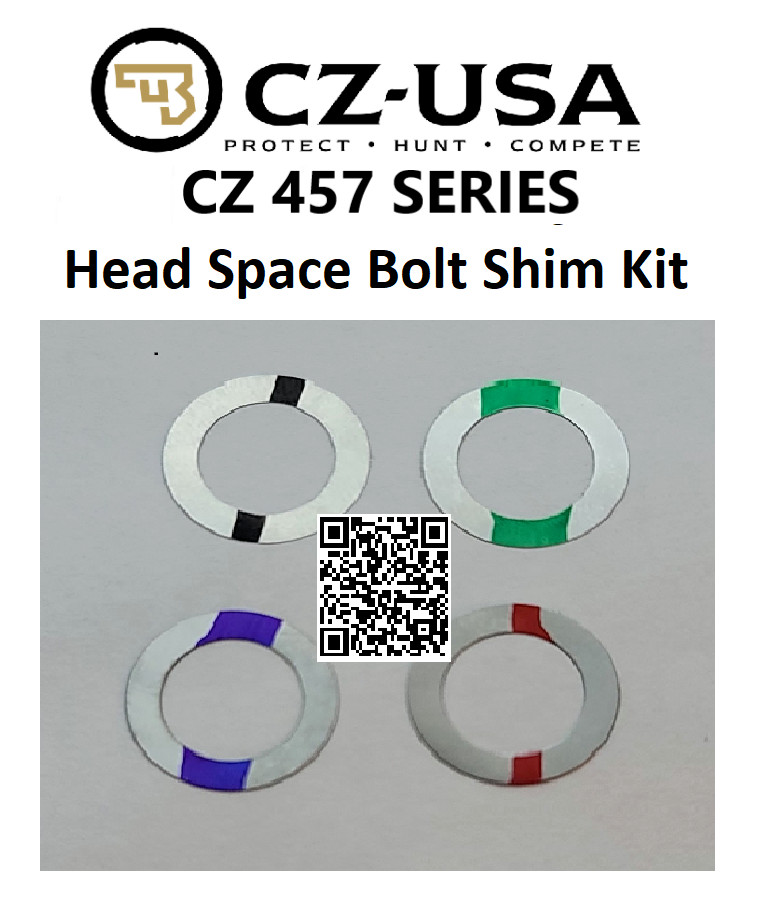 CZ 457 Head Space Bolt Shim Kit
