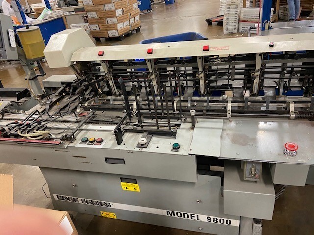 Mailcrafter Edge 9800 Inserter Low Hours!!!