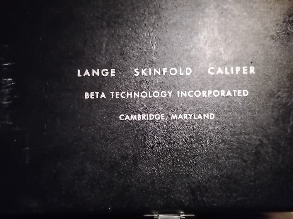 Lange Skinfold Caliper Beta Technology Cambridge