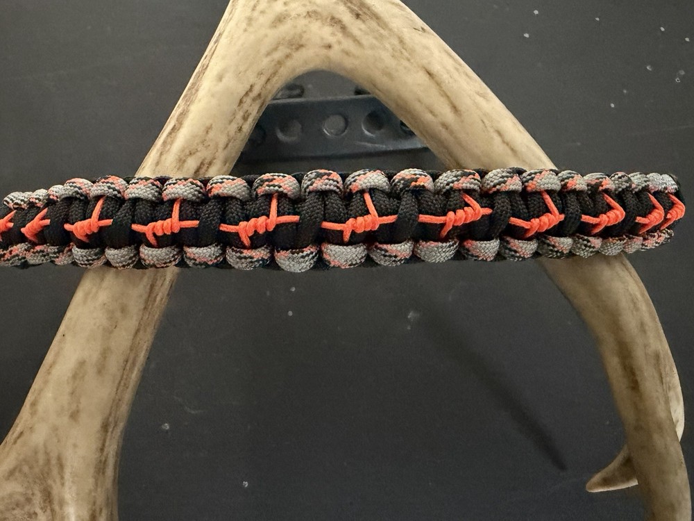 Black, Grey, Orange Bow Wrist Sling