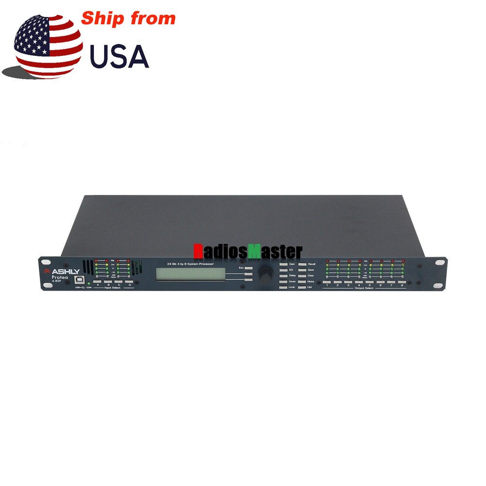 4.8SP 110V Digital DSP Audio Processor Original Software 4 Input 8 Output #USA