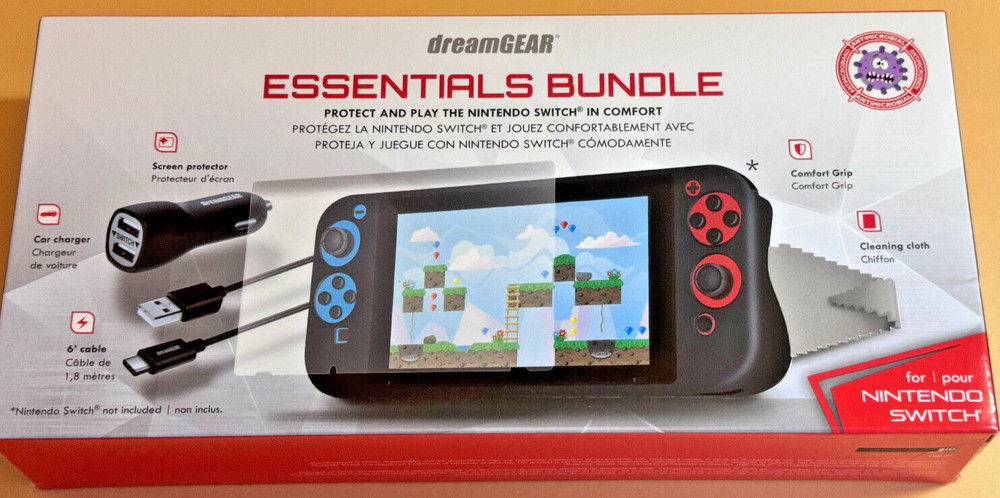 DreamGear Essentials Bundle Kit For Nintendo Switch NIB