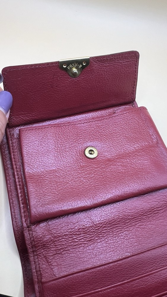Vintage Rolex Red Leather Wallet