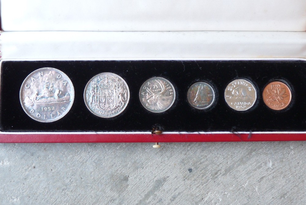 1952 Canada silver coin set