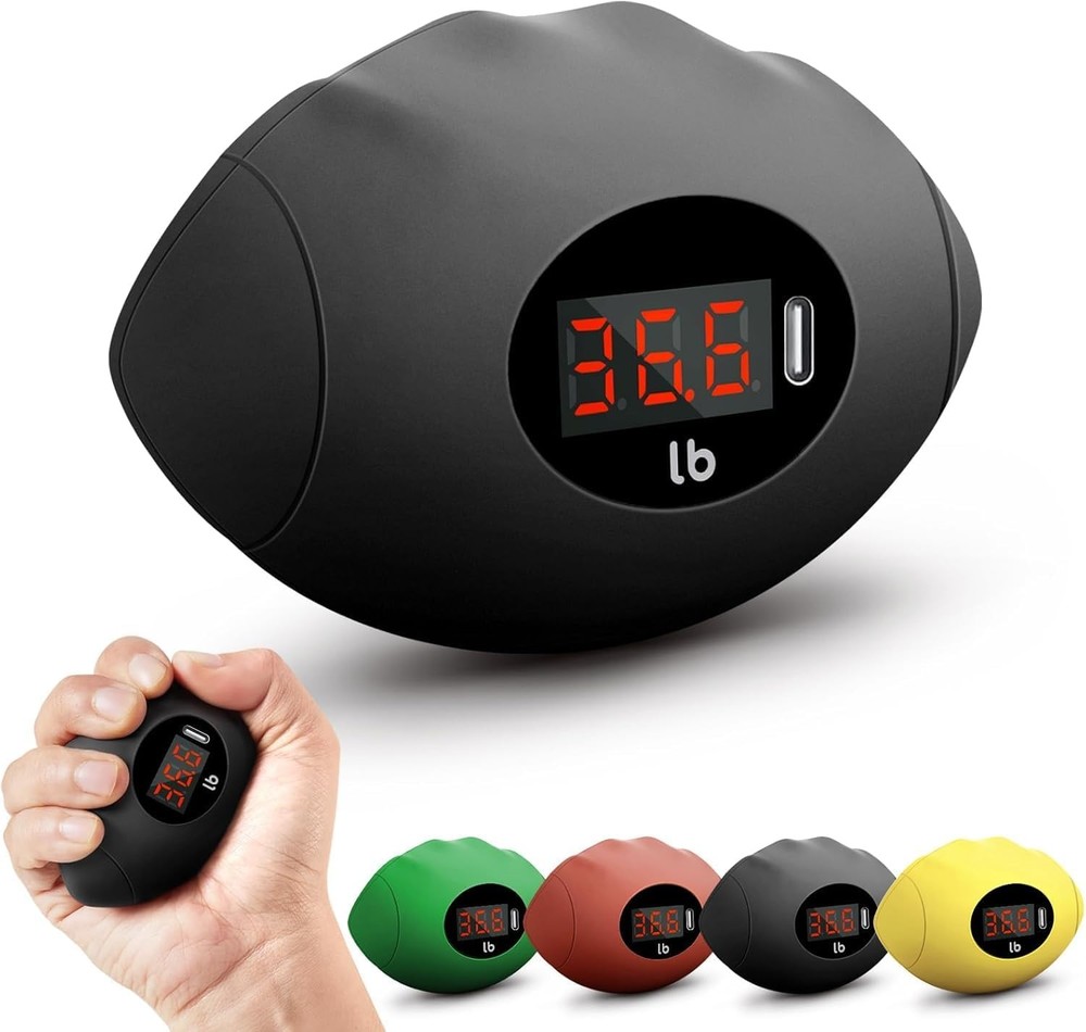 Hand grip trainer, rechargeable digital grip trainer