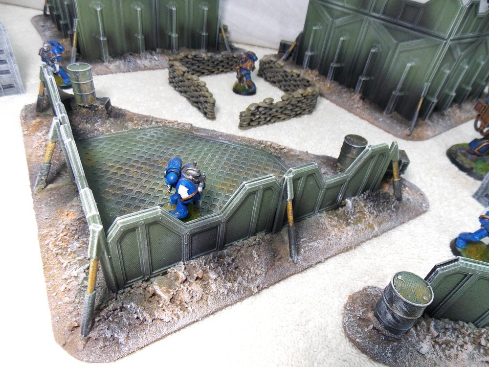 WARGAMING TERRAIN PAINTED BUNDLE 9 PIECE SET .....ADVANCE ORDERS