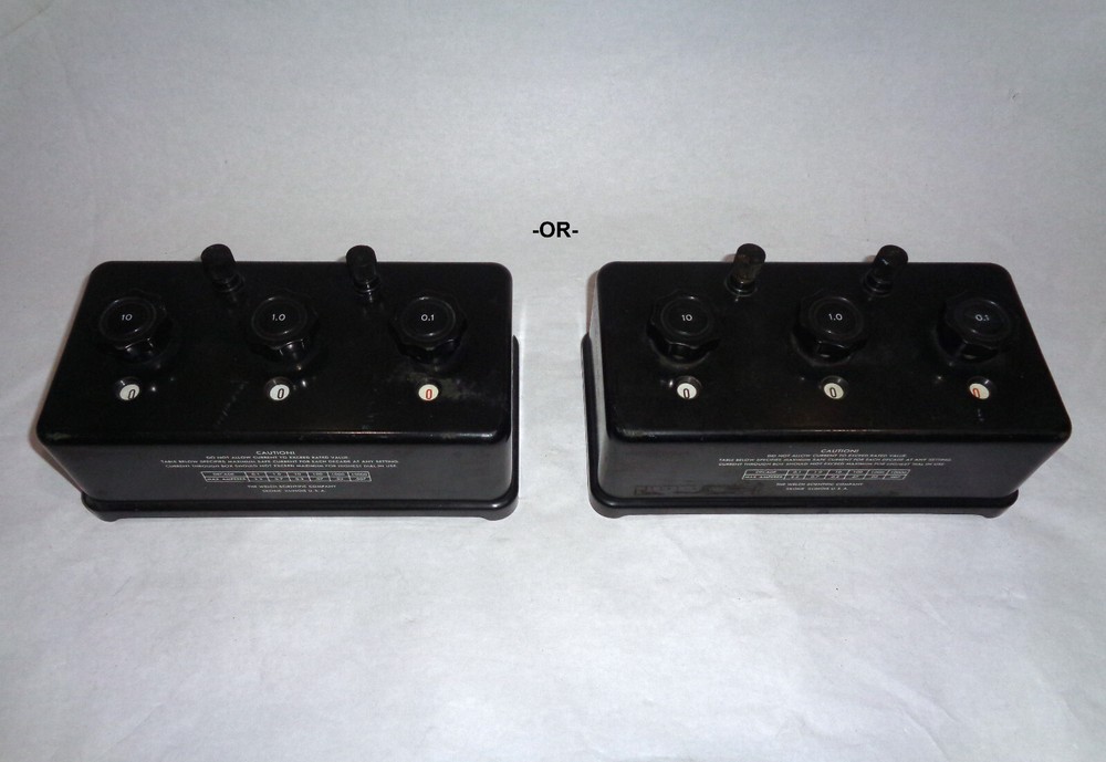 Sargent-Welch Decade Resistor Box 0.1, 1, 10 Ω Ohm
