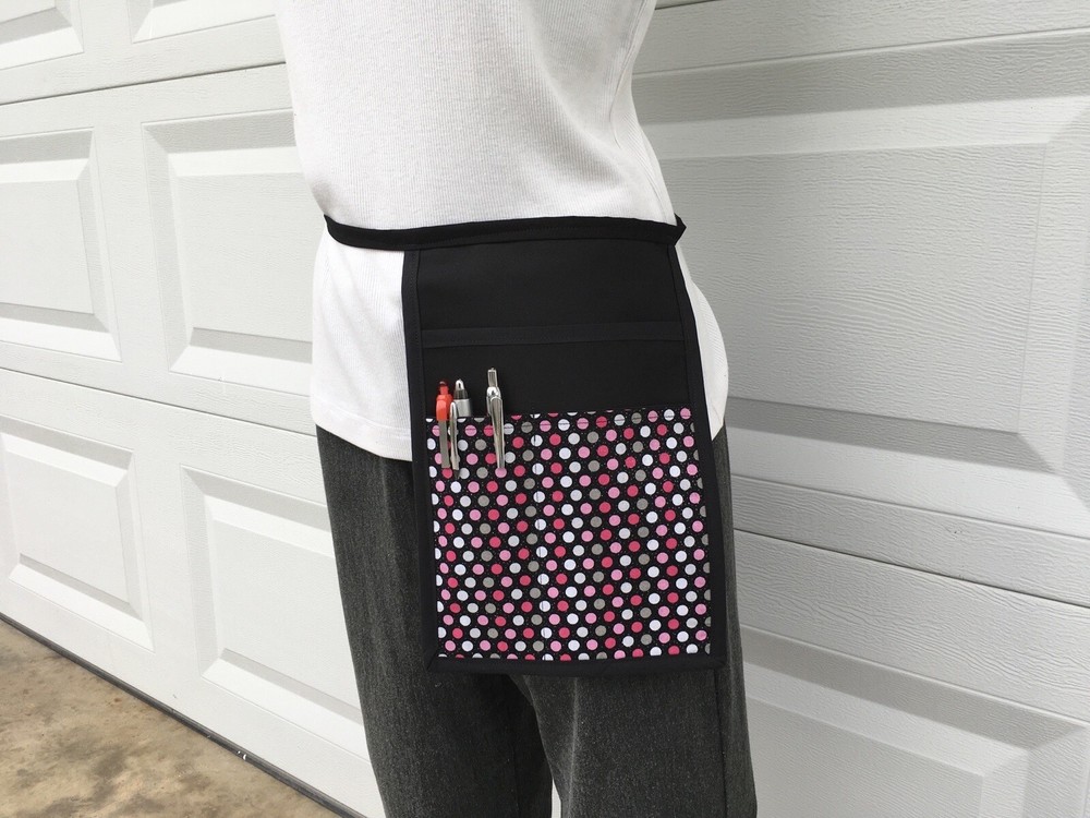 Dots Glitter Side Ipad Mini Apron Hip bartender,waitress,restaurant,utility