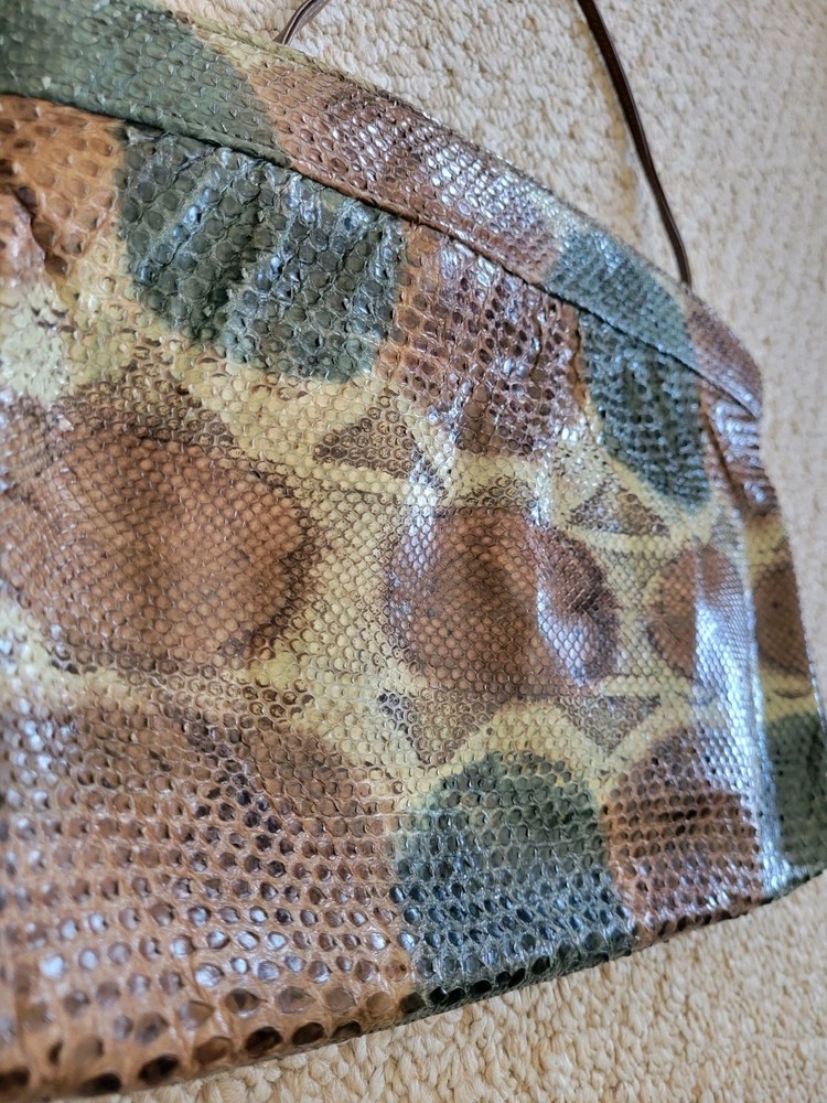 Vintage Python One-of-a-Kind handbag with Strap