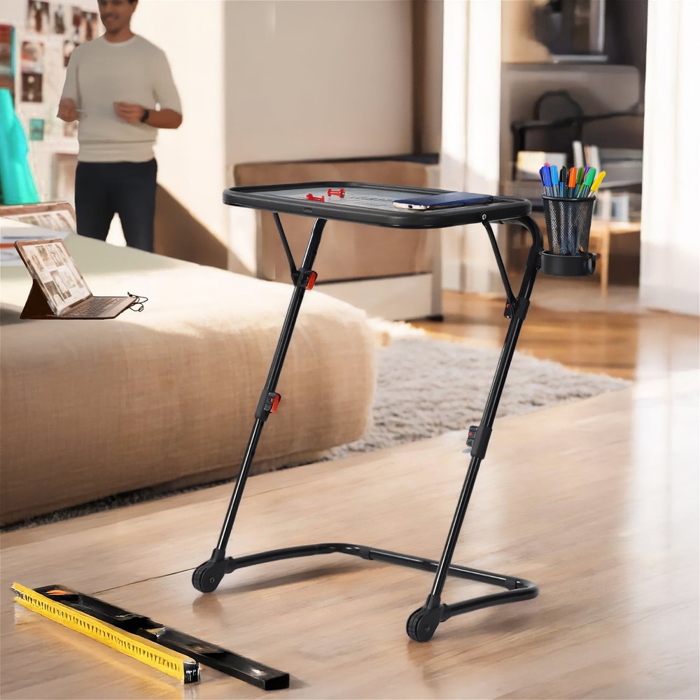 Height Adjustable Drafting Table, Tilting Table Top for Teen
