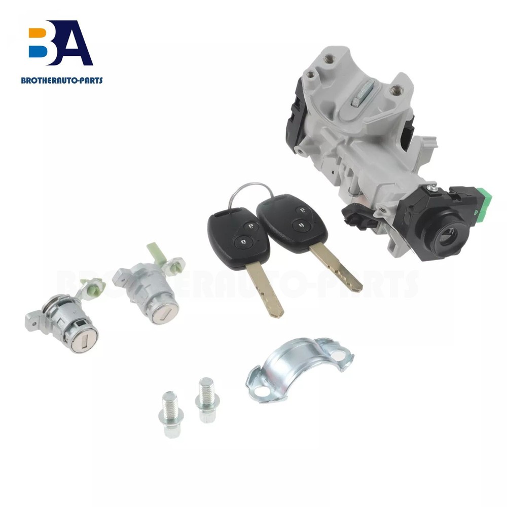 Engine Ignition Switch & Door Lock Cylinder with Two Keys for Honda Element US