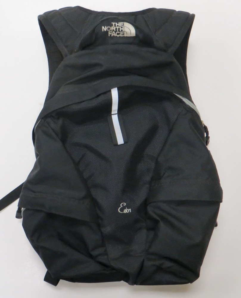 The North Face Backpack Black E001 Day Pack Hiking School Work