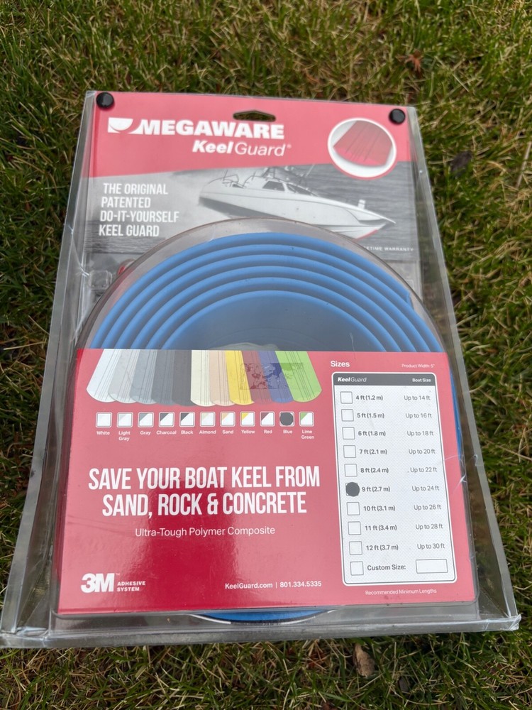 Megaware Keelguard Boat Hull Protector - Blue - 9ft *NEW*