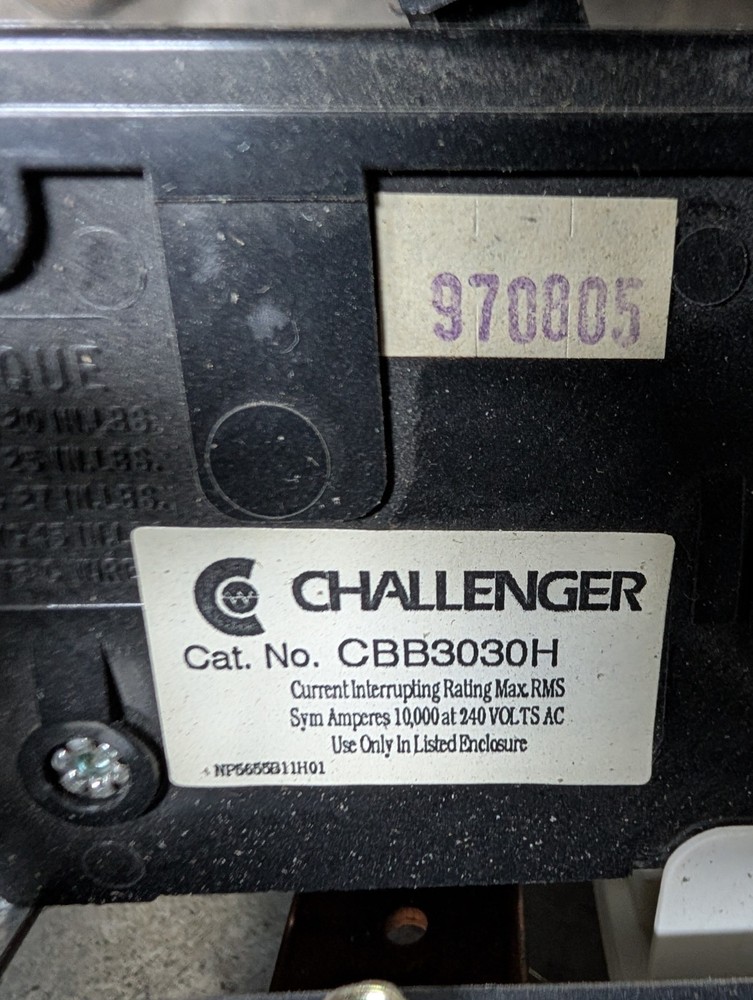 🤪 CHALLENGER MAIN LUG 30 CIRCUIT PANELBOARD