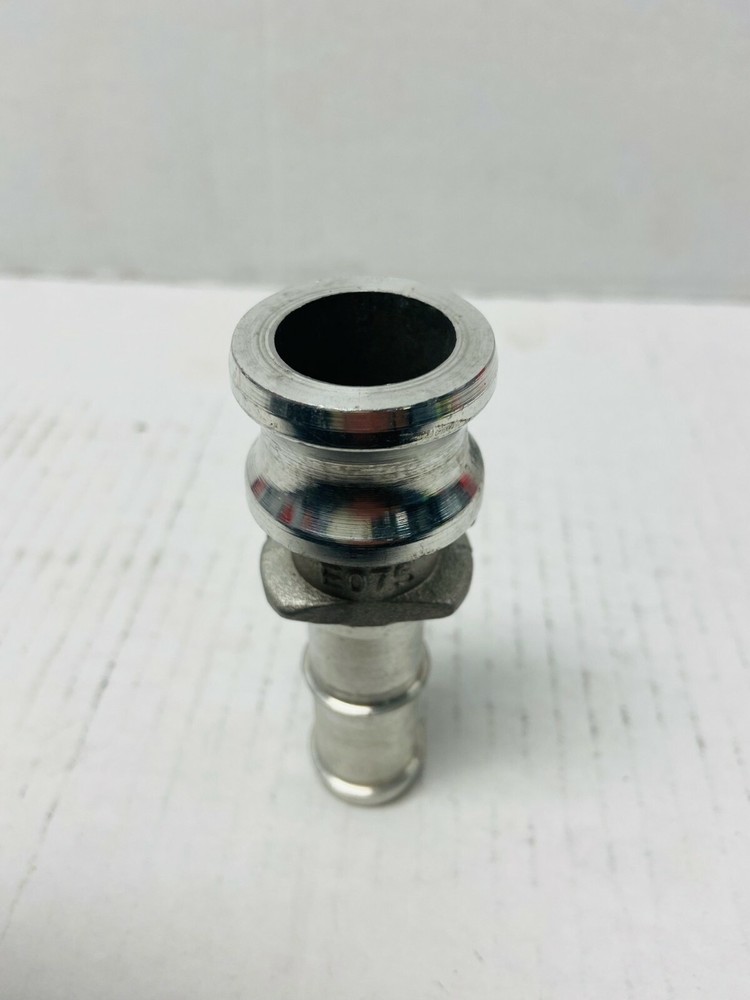 Aluminum 3/4" Camlock Fitting Style E Notched E075