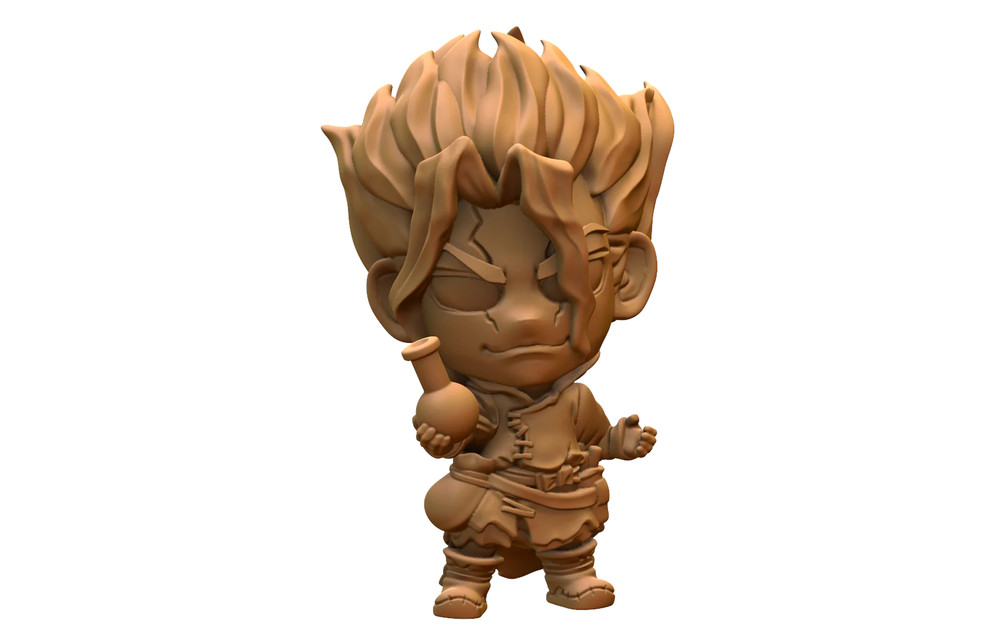 Capsule Chibi - Stone Age Scientist