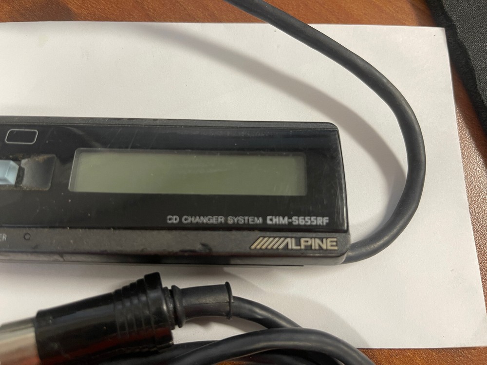 Alpine CHM-S655RF CD Changer Controller Faceplate Only - Used