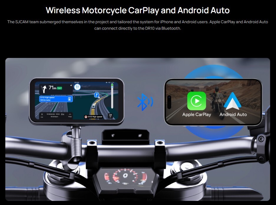 SJCAM RD10 Motorcycle Dash Camera