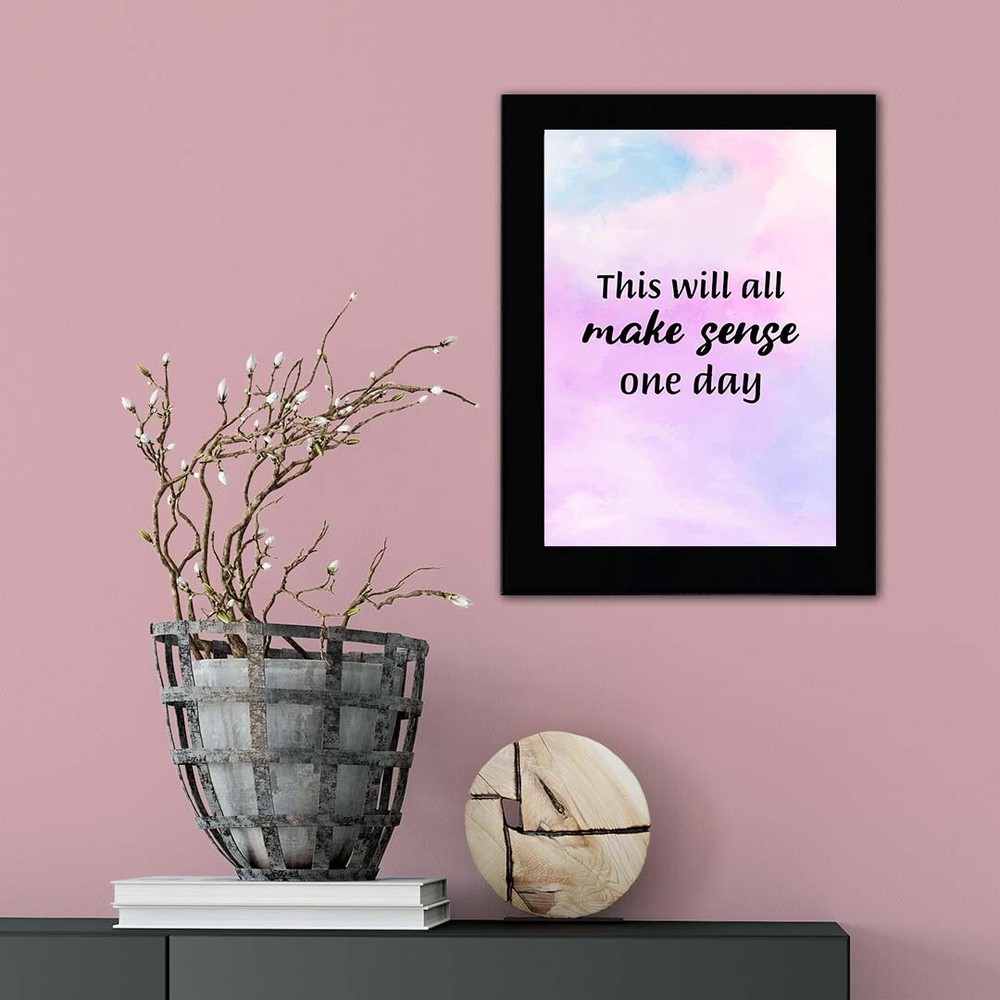This Will All Make Sense One Day Decorative Wall Plaque (Full Color)