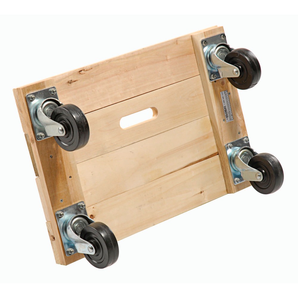 Hardwood Dolly - Solid Deck 24 x 16 1200 Lb. Capacity