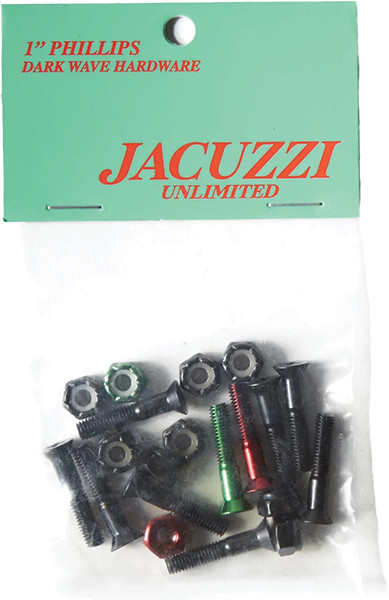 JACUZZI 1" PH HARDWARE SET - DARK WAVE BLACK/MULT