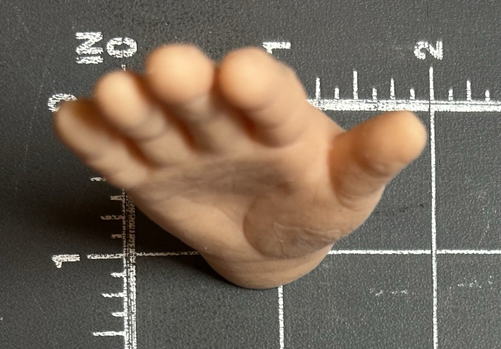 Rubber Finger Puppet Tiny Mini Miniature Small Hand Shake High Five Toy