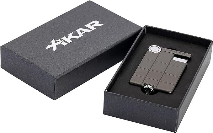 Xikar EX Single Jet Flame Lighter, Gunmetal