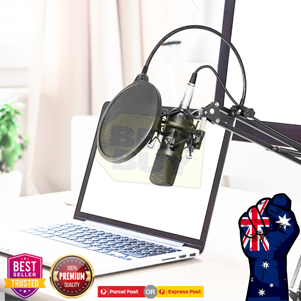Live Streaming Microphone condensor Set for Recording Hosting AU
