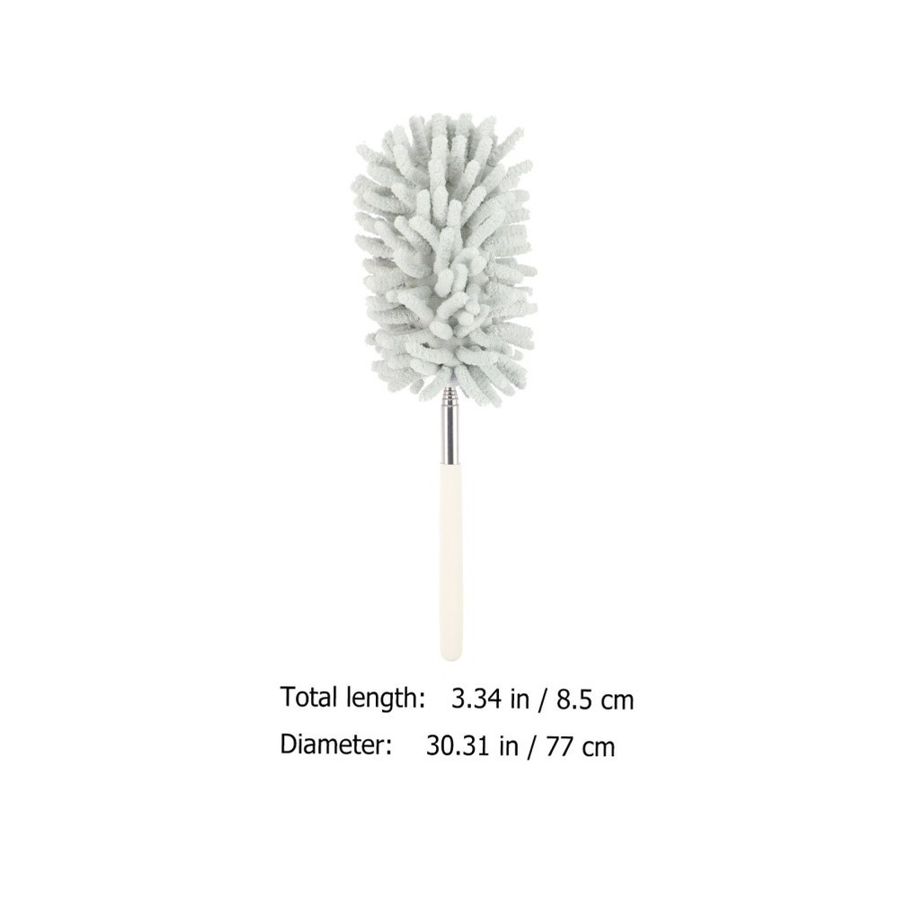 2 Pcs Multi-functional Reusable Dust Brush Duster Extendable Broom