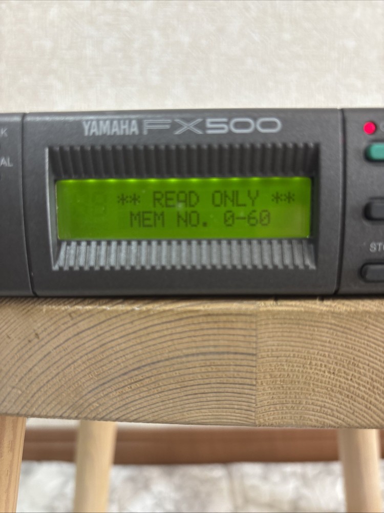 YAMAHA FX500 SIMUL-EFFECT PROCESSOR Guitar Effect TESTED JAPAN