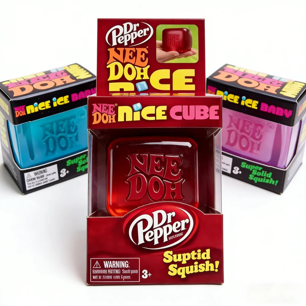 Needoh Limited Edition Dr Pepper Nice Cube Suptid Squish