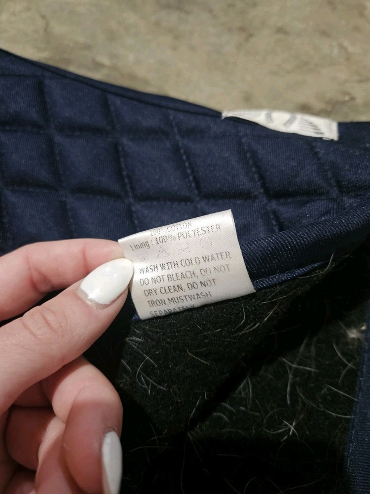 Tuffrider Navy Basic Dressage Saddle Pad