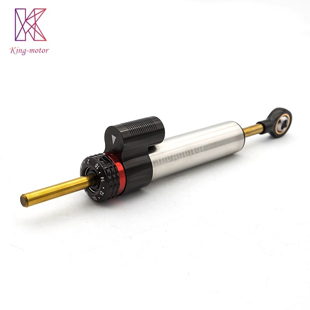 Motorbike Adjustable Steering Damper Linear Stabilizer Reversed Safety Control