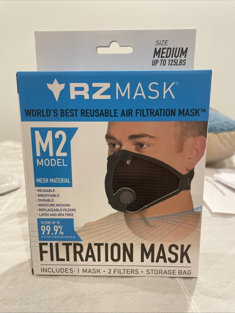 RZ Mask M2 Mesh Medium Face Mask Reusable Washable