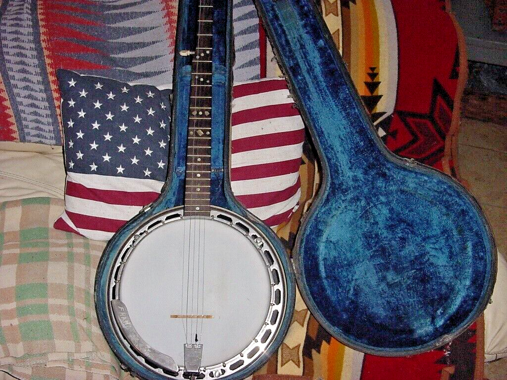 GIBSON BANJO FIVE STRING 1950/60S ORIGINAL CASE