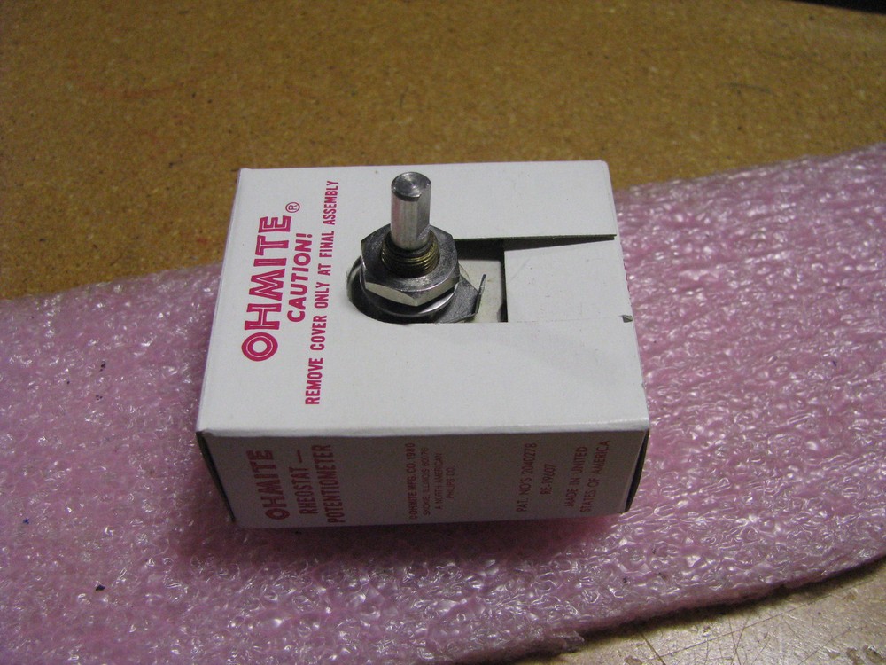 OHMITE VARIABLE RESISTOR # 65317-250OHM NSN: 5905-00-557-9244 MODEL J 50WATTS