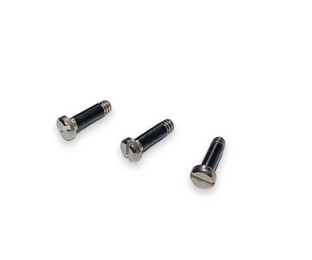 Prada PR 17WS Gunmetal Replacement Temple Hinge Screws Genuine