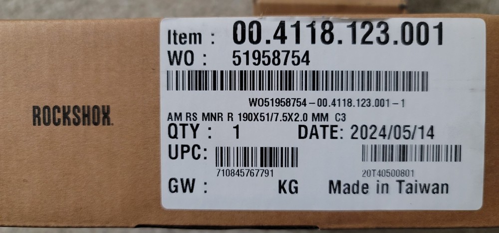 Rockshox Monarch R (190x51mm)
