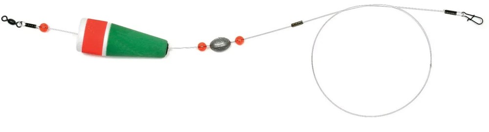 6-Pack Sea Striker RPC4M Popping Float 3/4 oz Rattle Rig, 4" Float