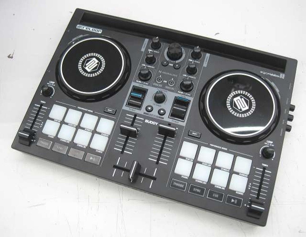 Reloop Buddy DJ Controller Compact 2-Deck DJAY Controller w/ Box Cable Used