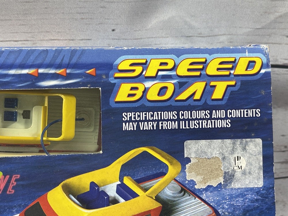 Vintage Speed Boat Powered 1:64 Scale Workmanship Full Function Radio Control