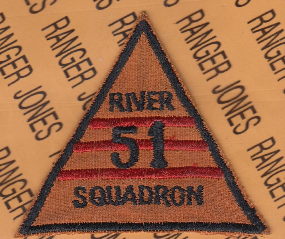 USN Navy 51st River Assault Squadron ~3" patch c/e