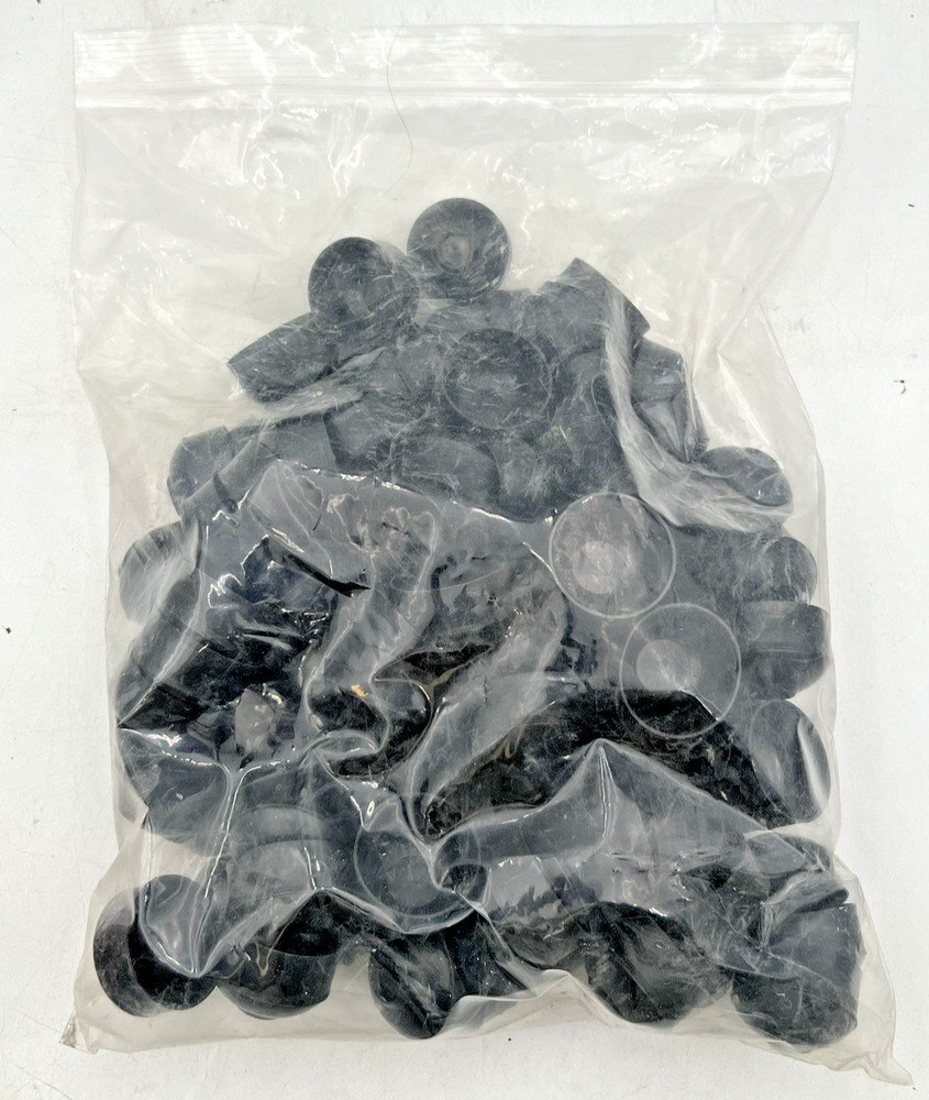 (100) SEMCO P-PLUNGER PLUNGERS 220252 BLACK PLASTIC