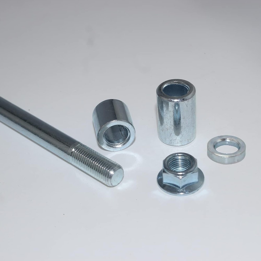 Durable 12mm Diameter Rear Axle Assembly for ATVs & Scooters - Performance Boost