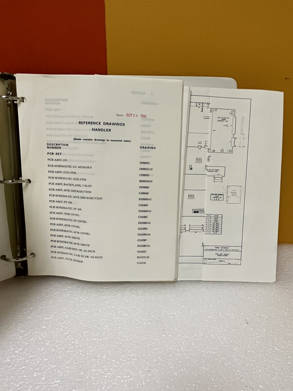 Tencor 151882-27 Handler Reference Drawings