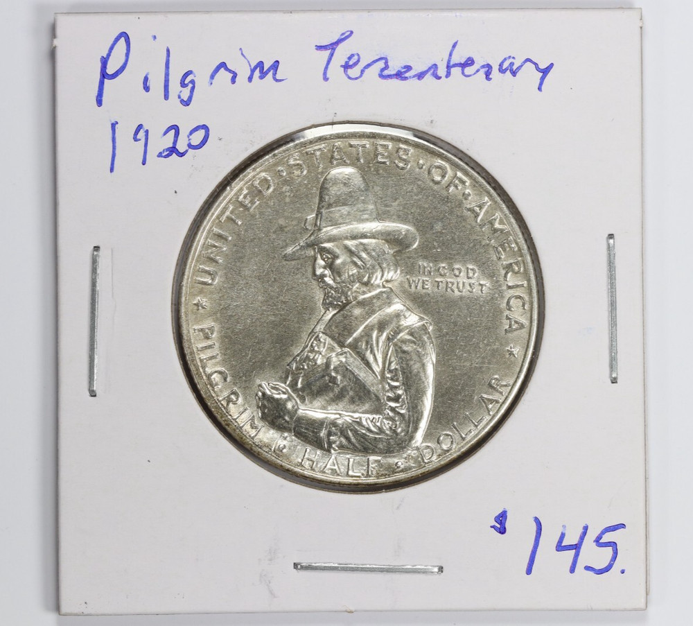 1920 Pilgrim Tercentenary Commemorative Half Dollar 50C