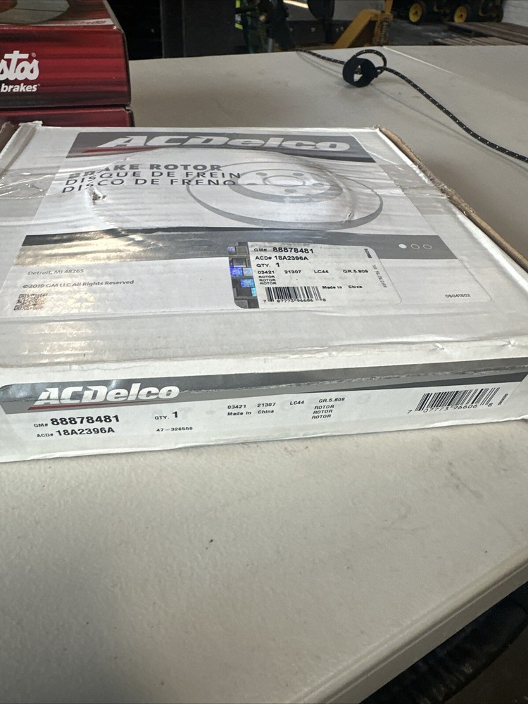 ACDelco Silver 18A2396A Front Disc Brake Rotor