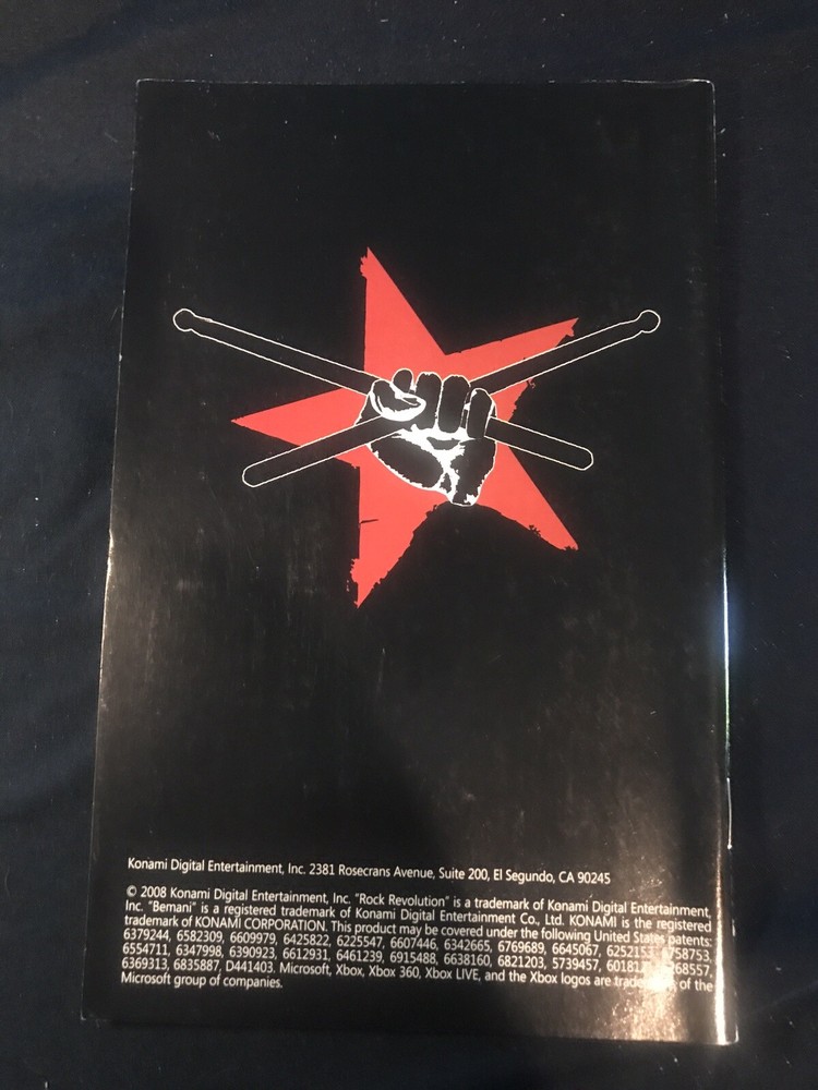 🔥Rock Revolution Xbox 360 MANUAL ONLY🔥
