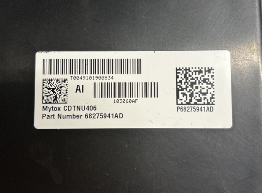 Genuine Mopar Controller Module 68275941AD